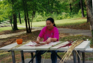 Jena Choctaw basket weave-web