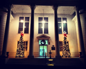Vernon Historic Courthouse Christmas Trees-web