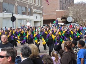 Girls dancing in Childrens Parade